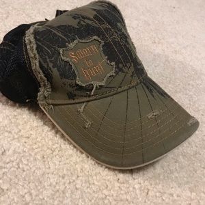 Adjustable sworn to hunt hat